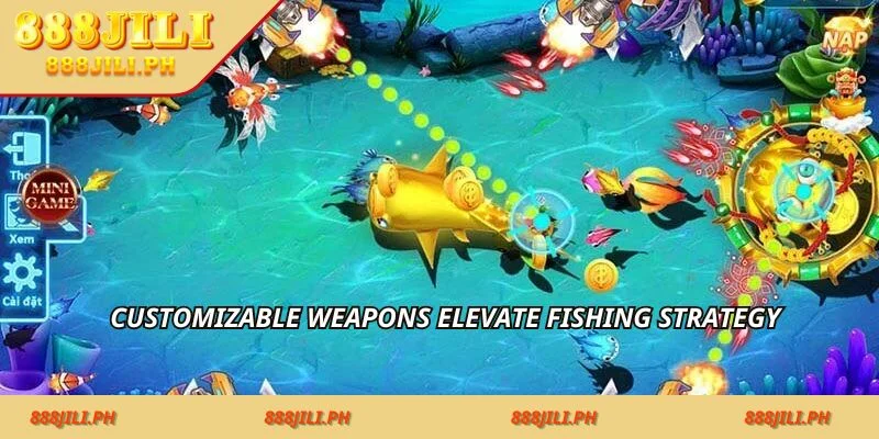 Customizable weapons elevate fishing strategy