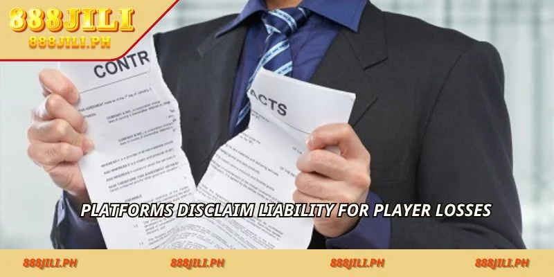 Platforms disclaim liability for player losses