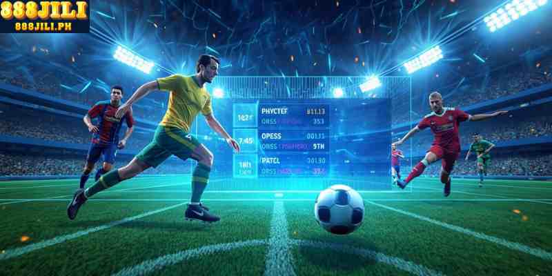 vvirtual football match betting animation with real-time odds