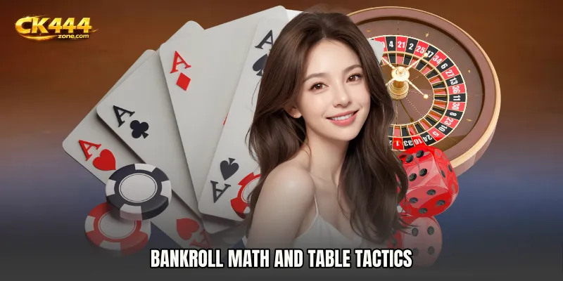 Bankroll math and table tactics