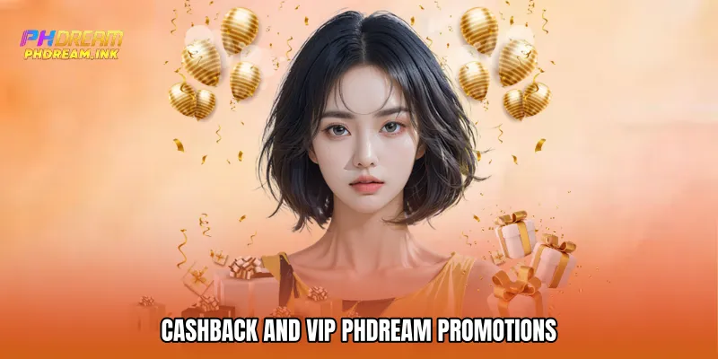Cashback and VIP Phdream promotions